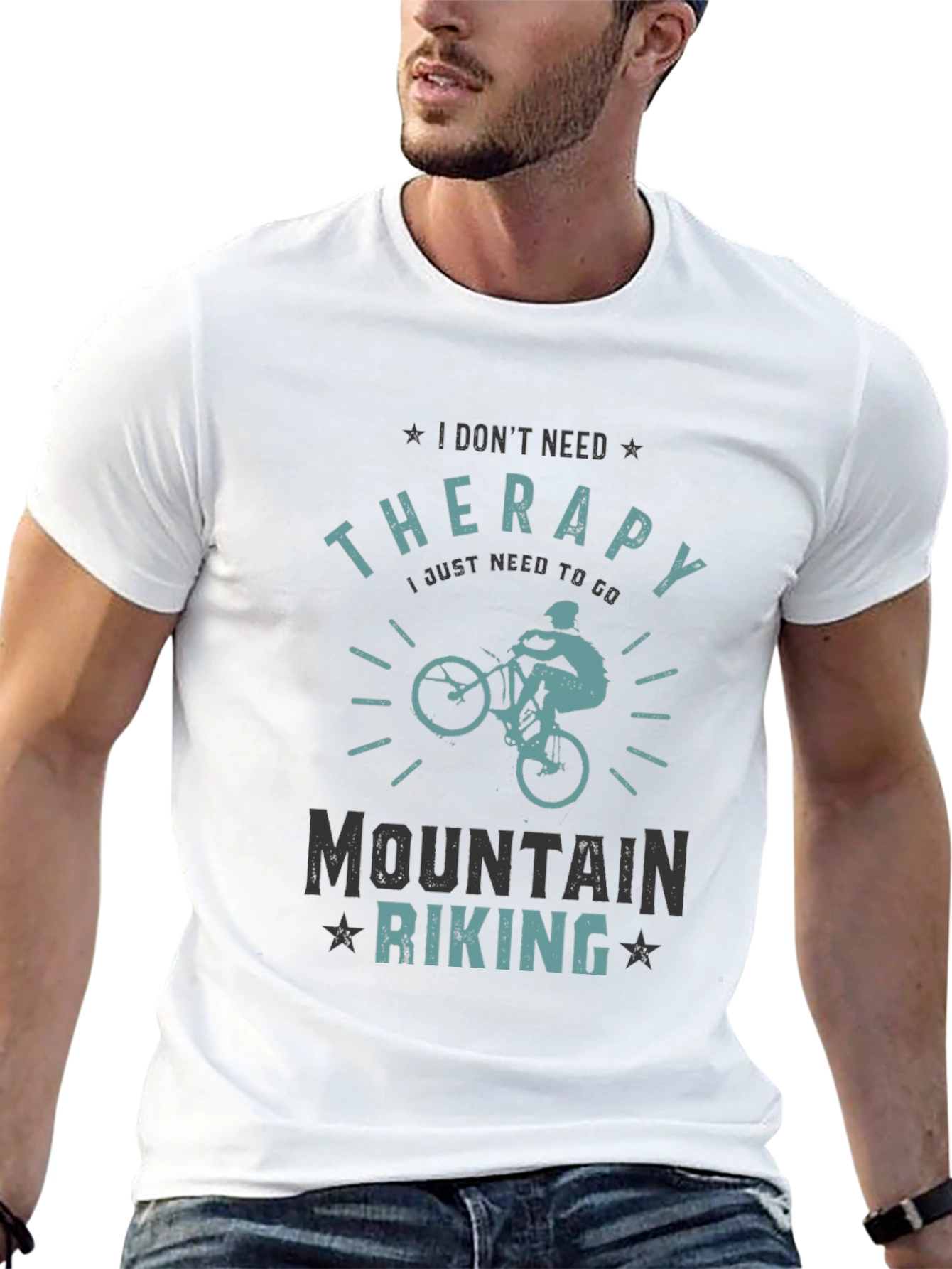 Mountain Biking Therapy T-Shirt