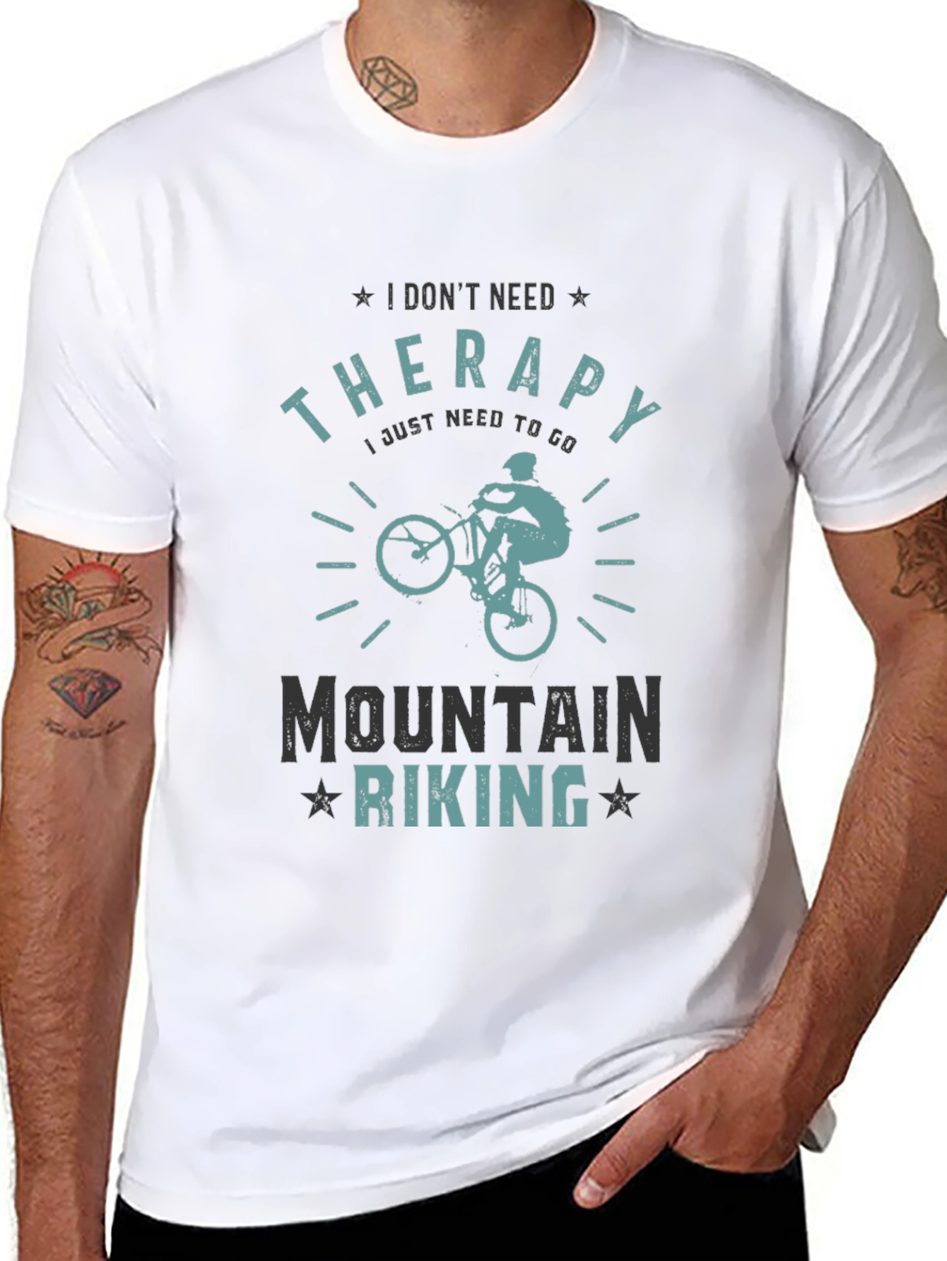 Mountain Biking Therapy T-Shirt