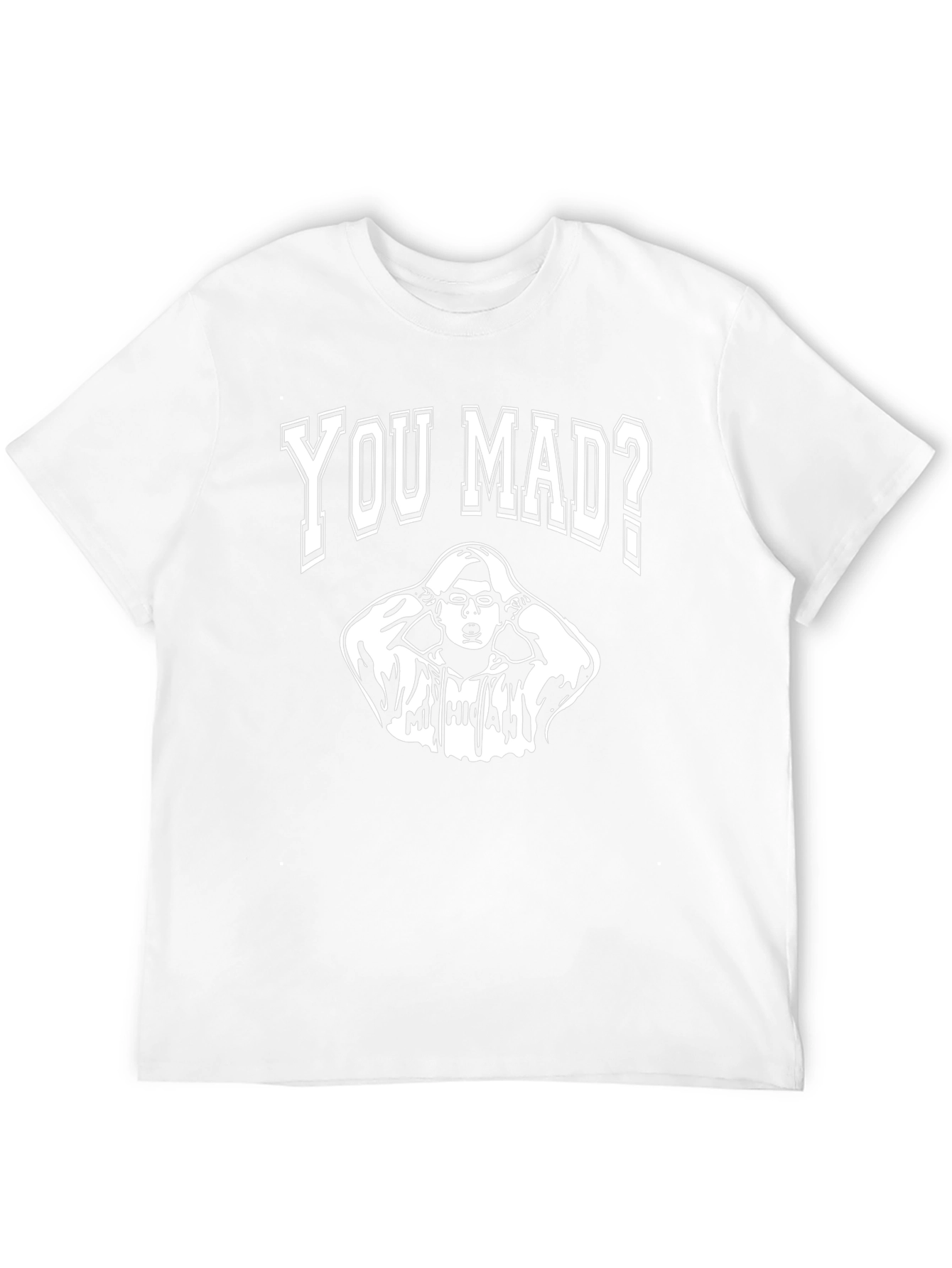 You Mad? Graphic T-Shirt - Black Cotton Tee