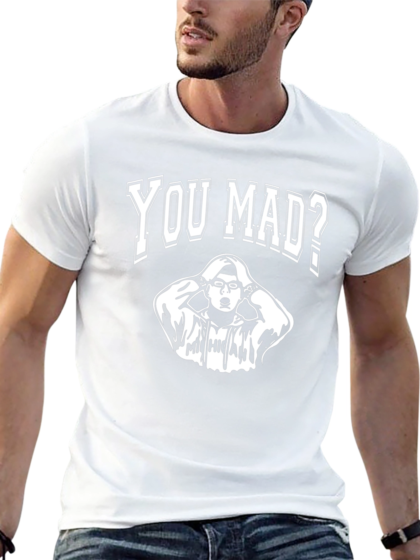 You Mad? Graphic T-Shirt - Black Cotton Tee