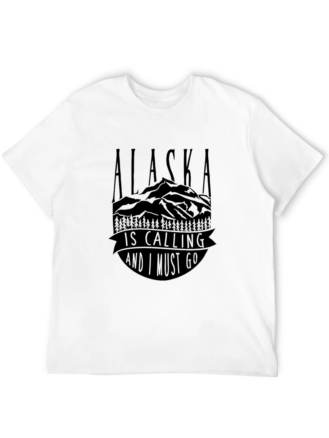 Alaska Is Calling Graphic T-Shirt - Adventure Awaits