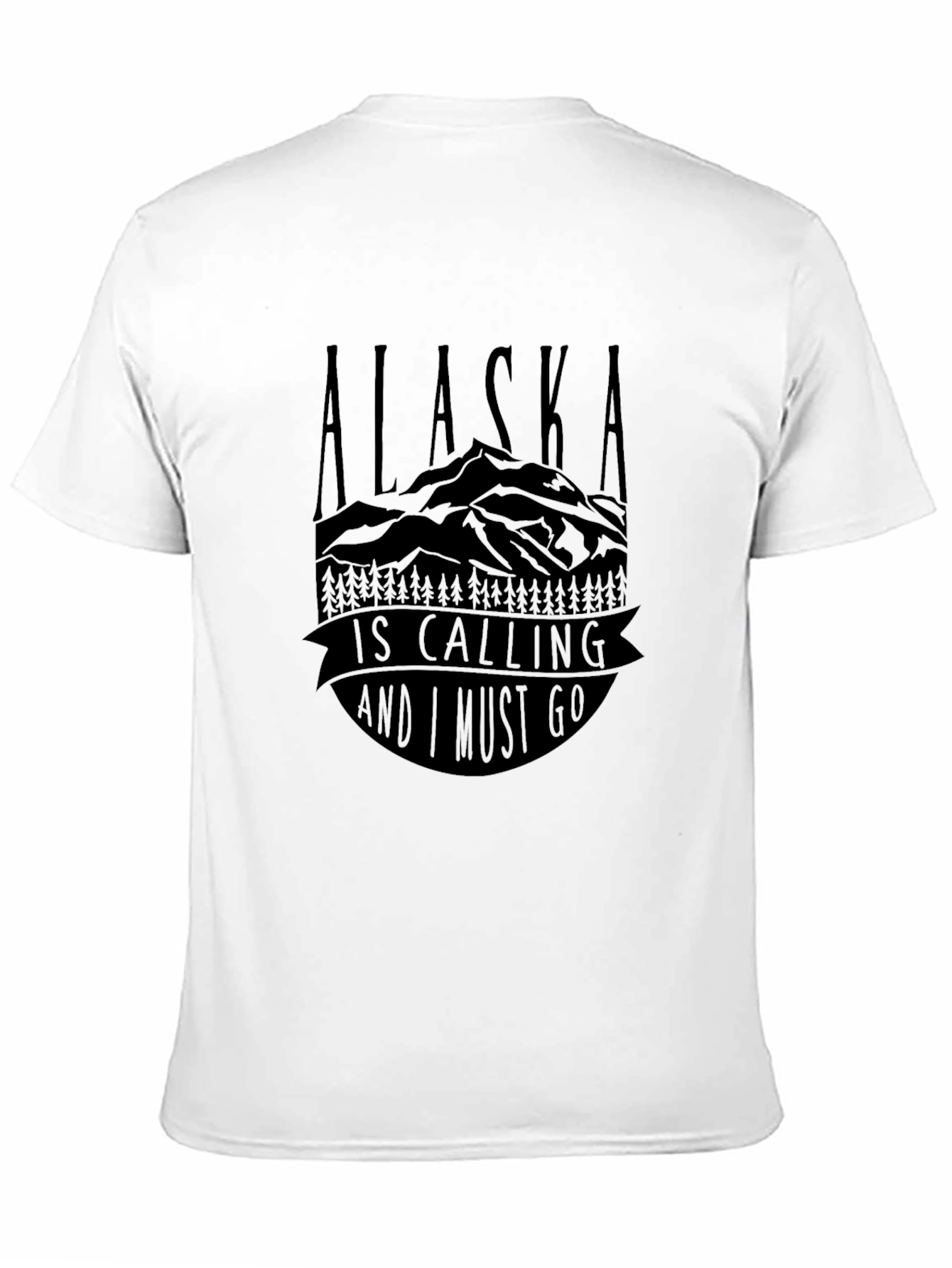 Alaska Is Calling Graphic T-Shirt - Adventure Awaits