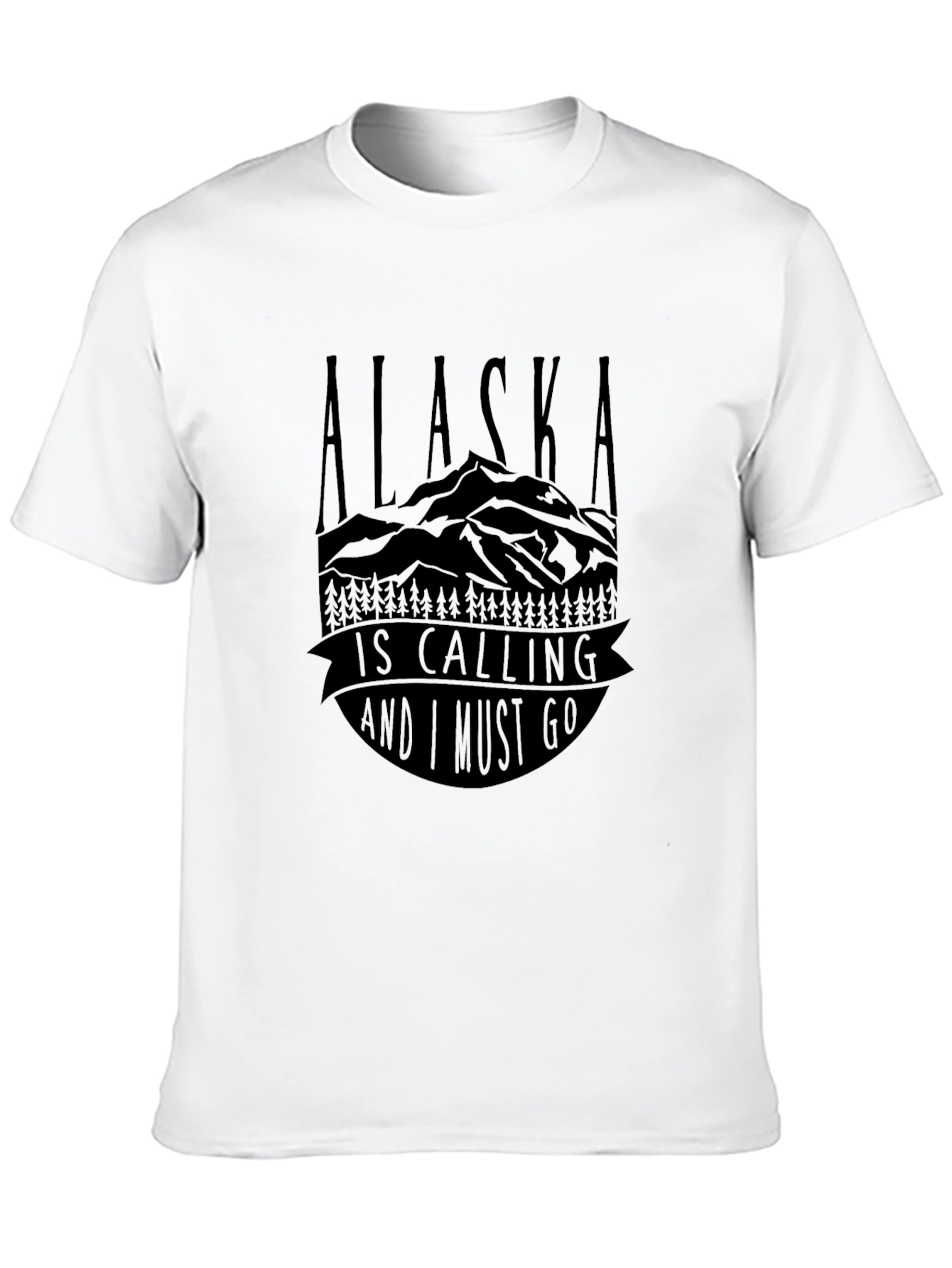 Alaska Is Calling Graphic T-Shirt - Adventure Awaits