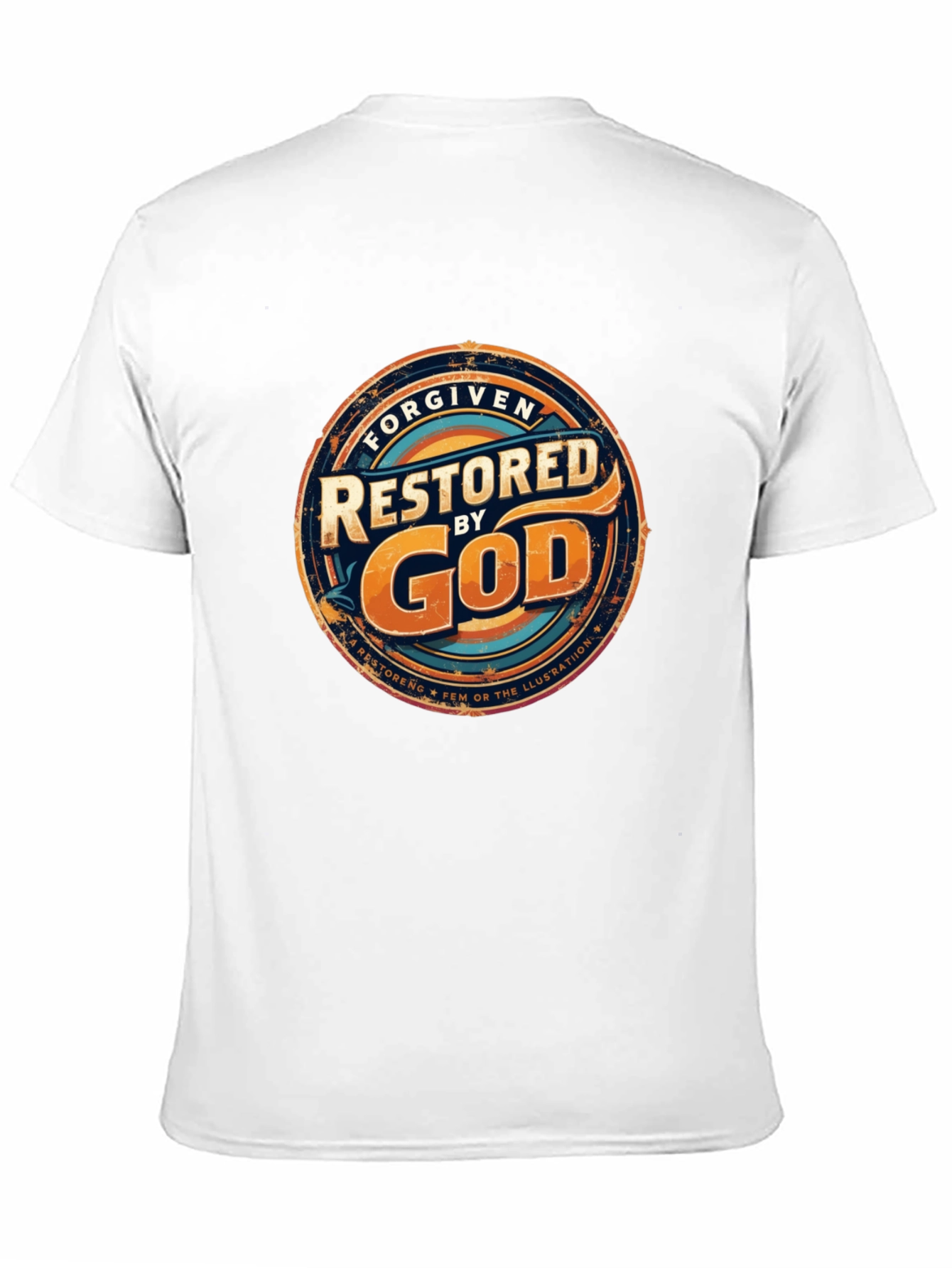 Forgiven Restored By God Graphic T-Shirt