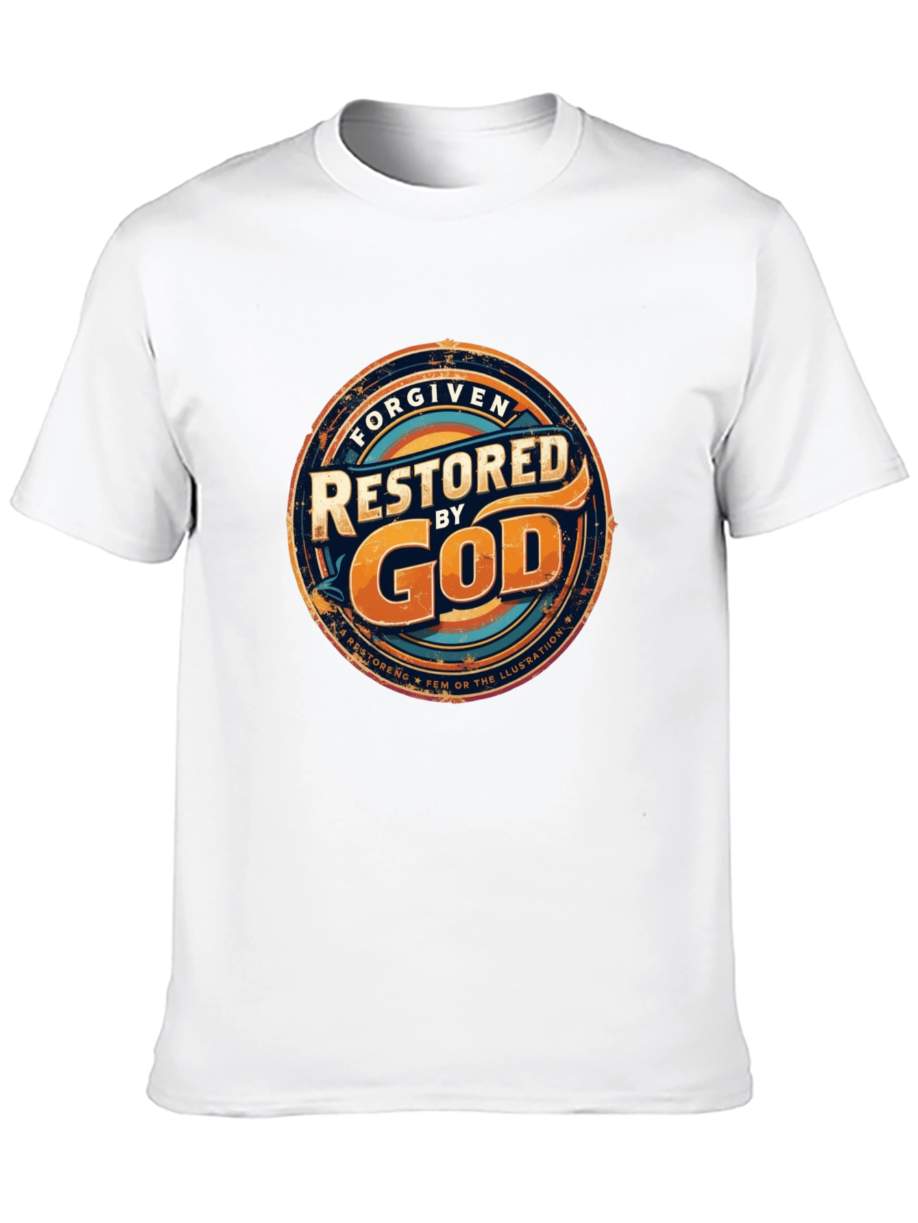 Forgiven Restored By God Graphic T-Shirt