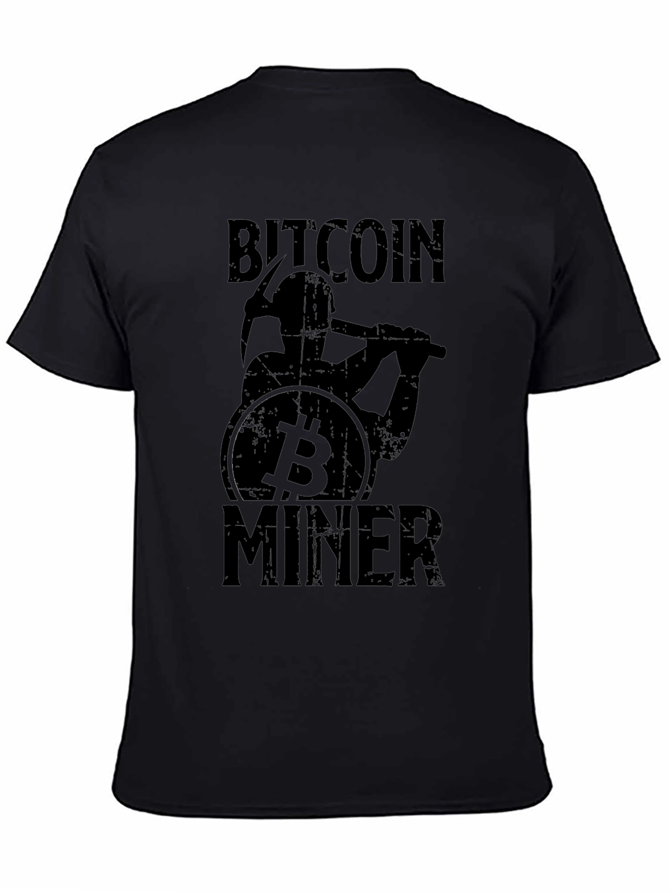 Bitcoin Miner Graphic T-Shirt - Crypto Enthusiast Tee