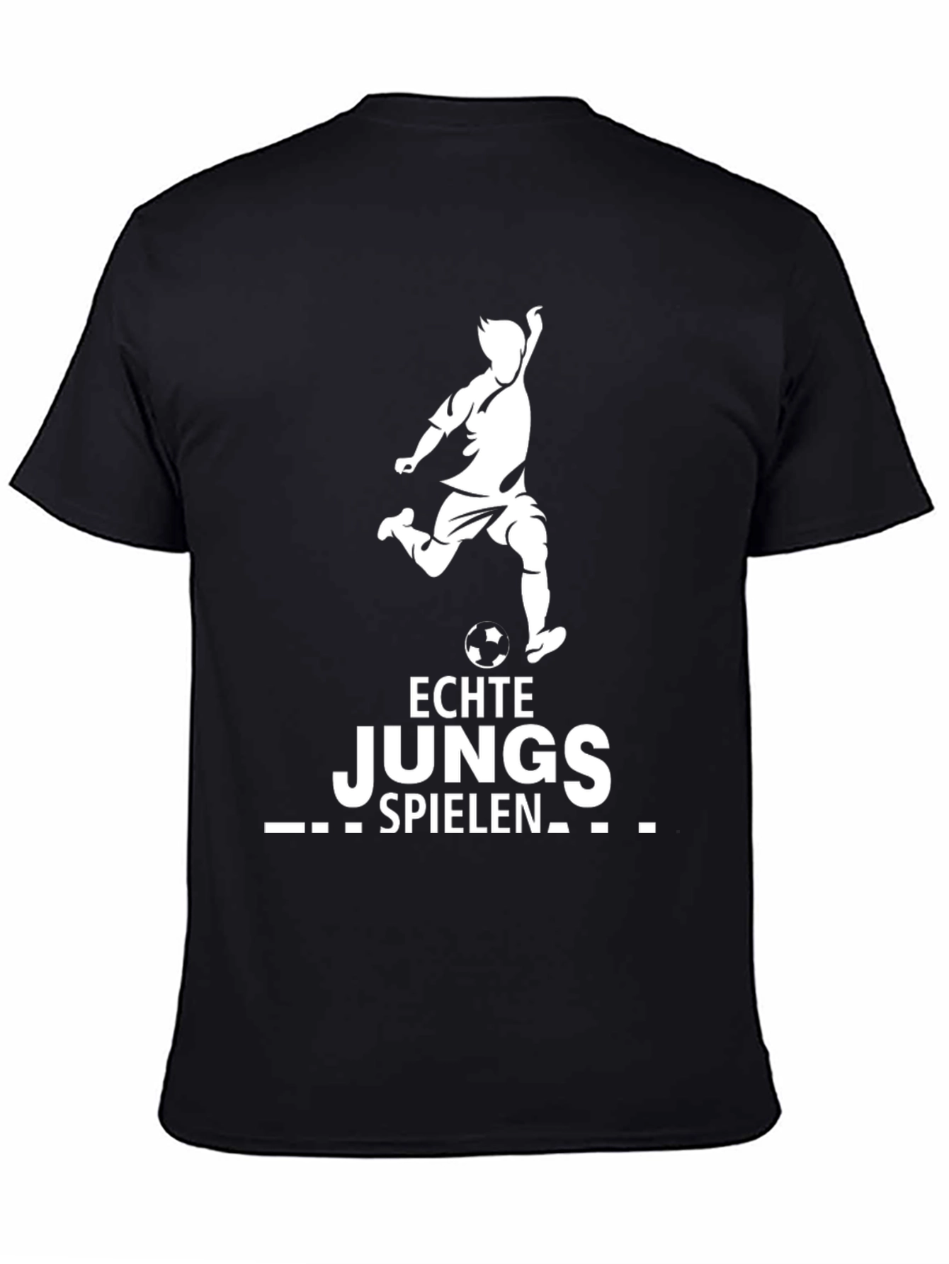 Echte Jungs Spielen T-Shirt Soccer Player Tee