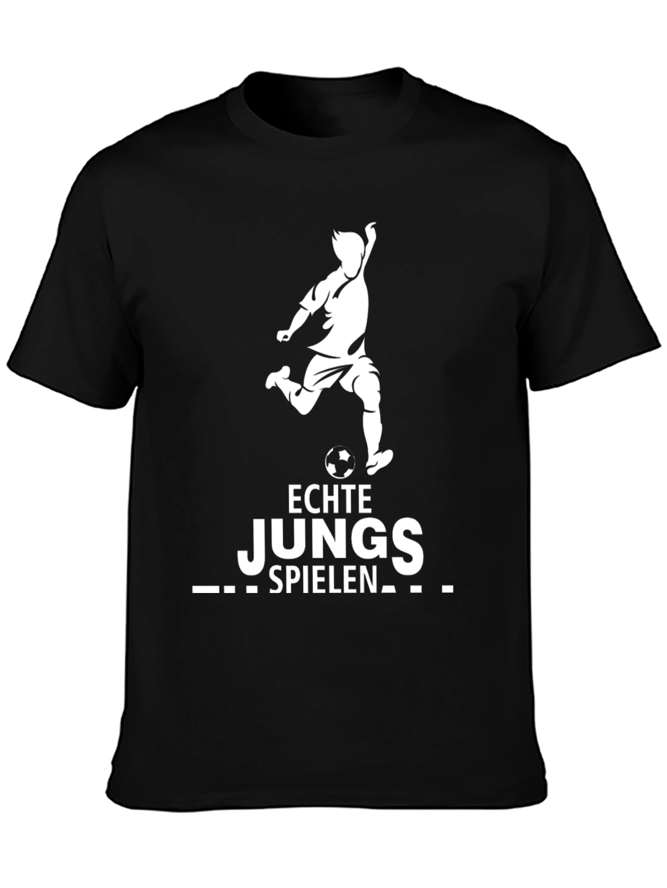 Echte Jungs Spielen T-Shirt Soccer Player Tee