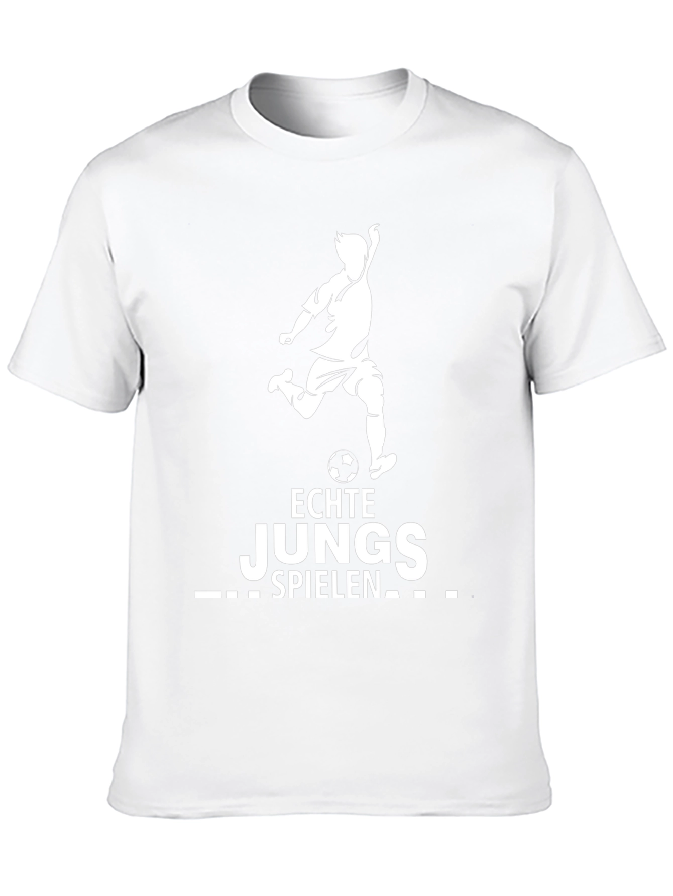 Echte Jungs Spielen T-Shirt Soccer Player Tee
