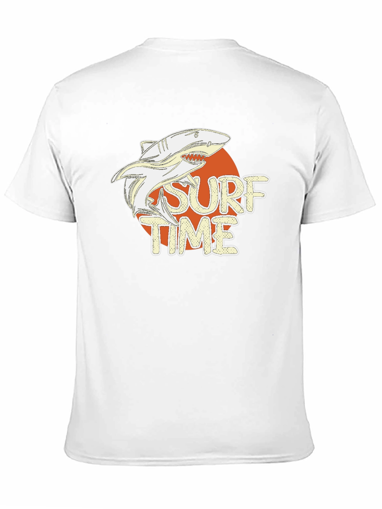 Surf Time Shark Graphic Tee - Black