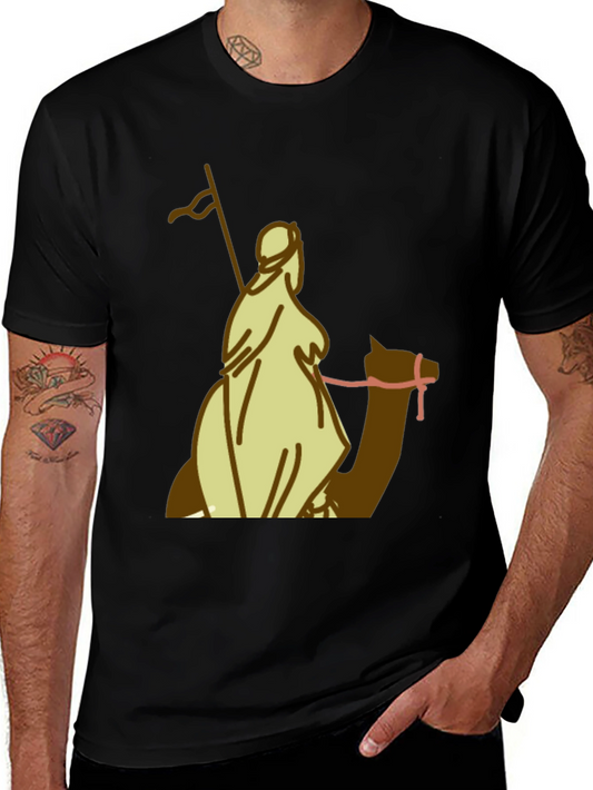 Camel Rider Graphic Tee - Black