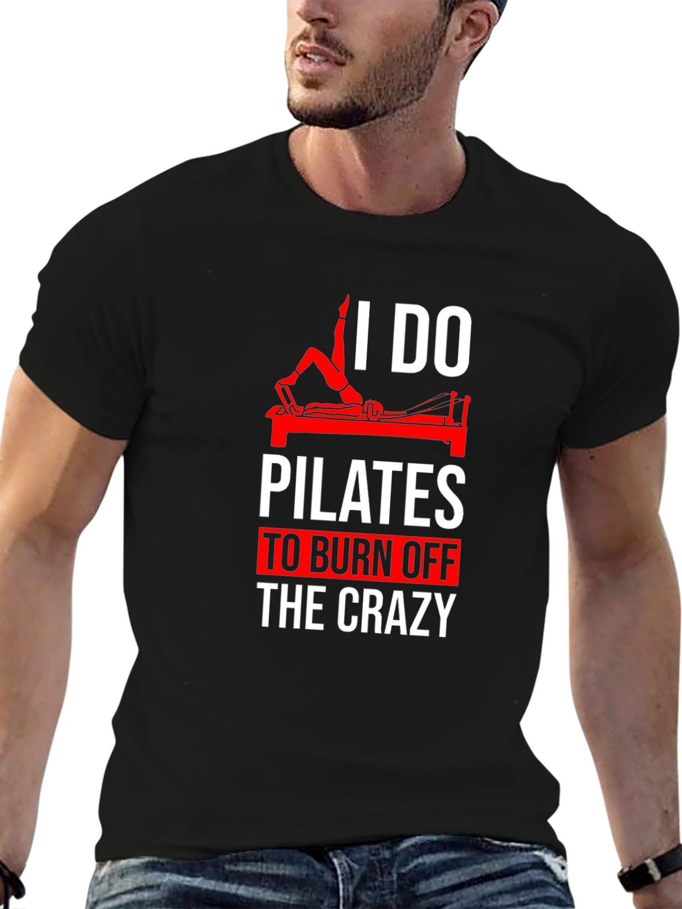 Pilates Burn Off Crazy Graphic Tee