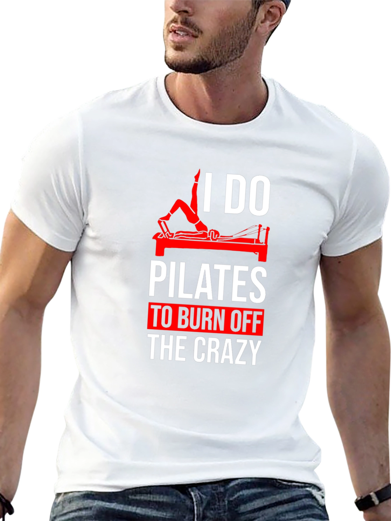 Pilates Burn Off Crazy Graphic Tee