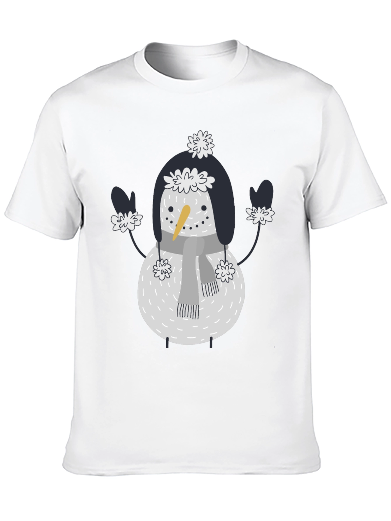 Snowman Graphic Tee - Festive Holiday Fun