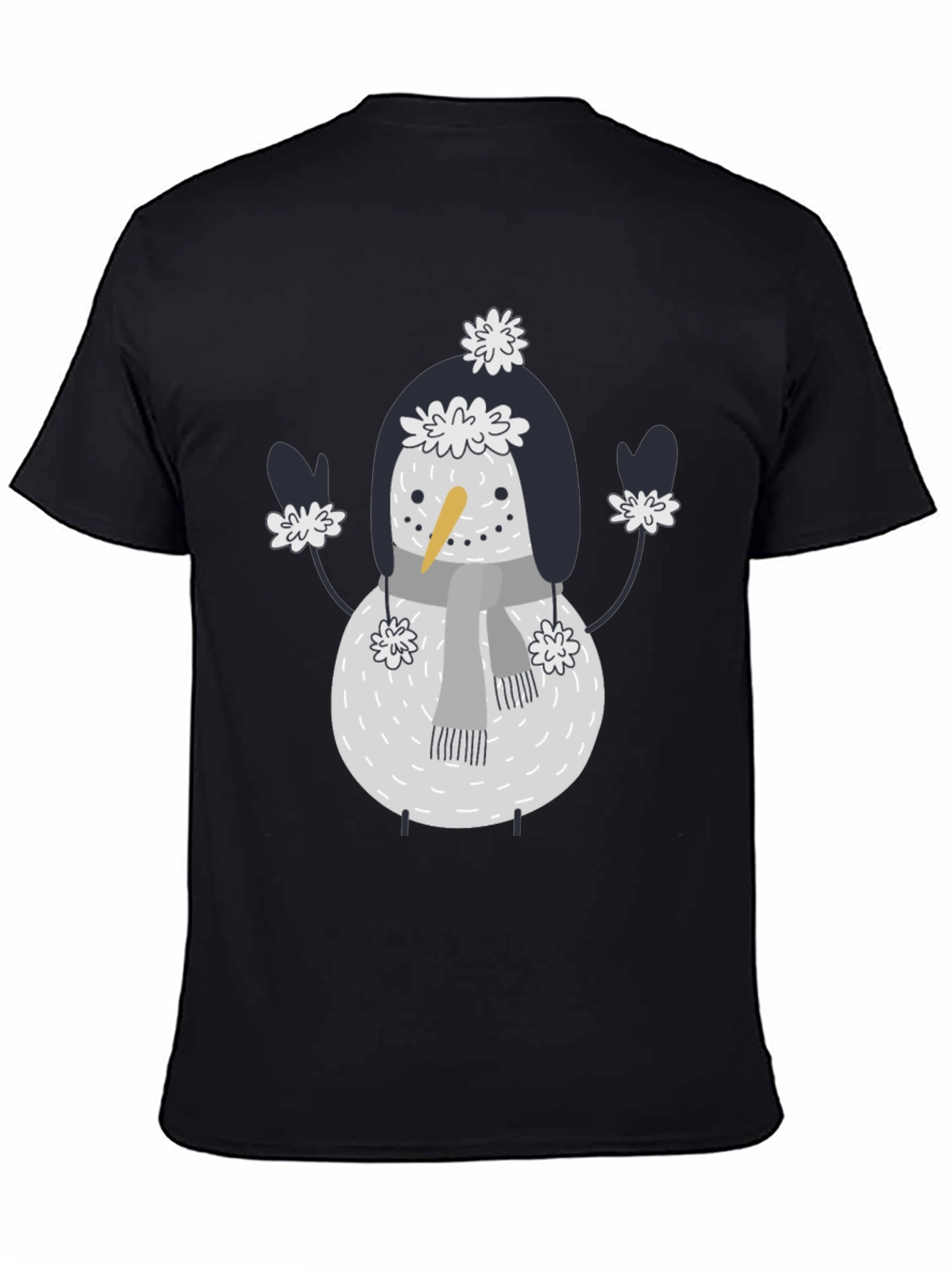 Snowman Graphic Tee - Festive Holiday Fun