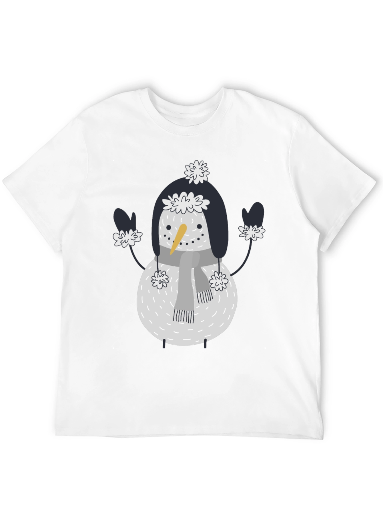 Snowman Graphic Tee - Festive Holiday Fun
