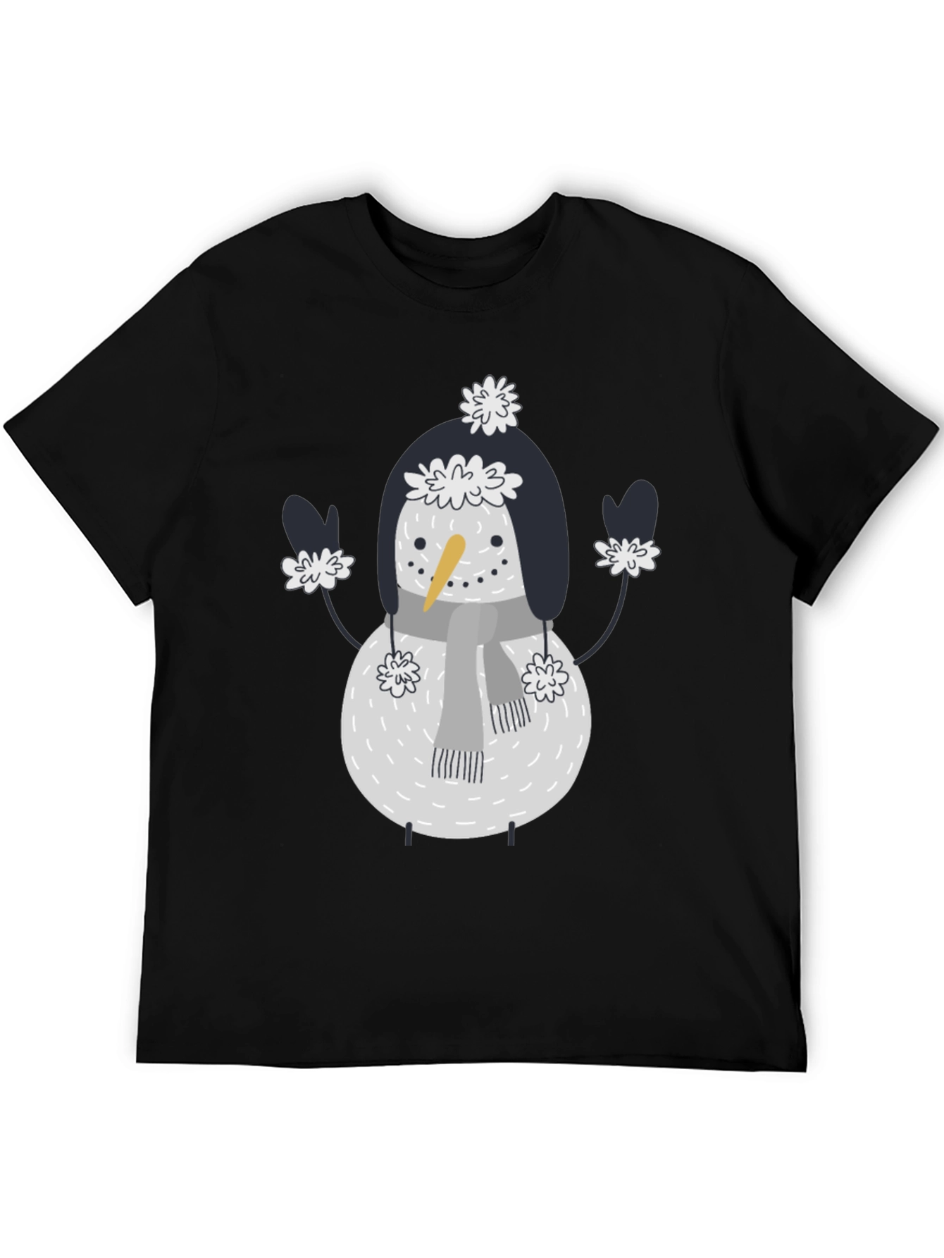 Snowman Graphic Tee - Festive Holiday Fun