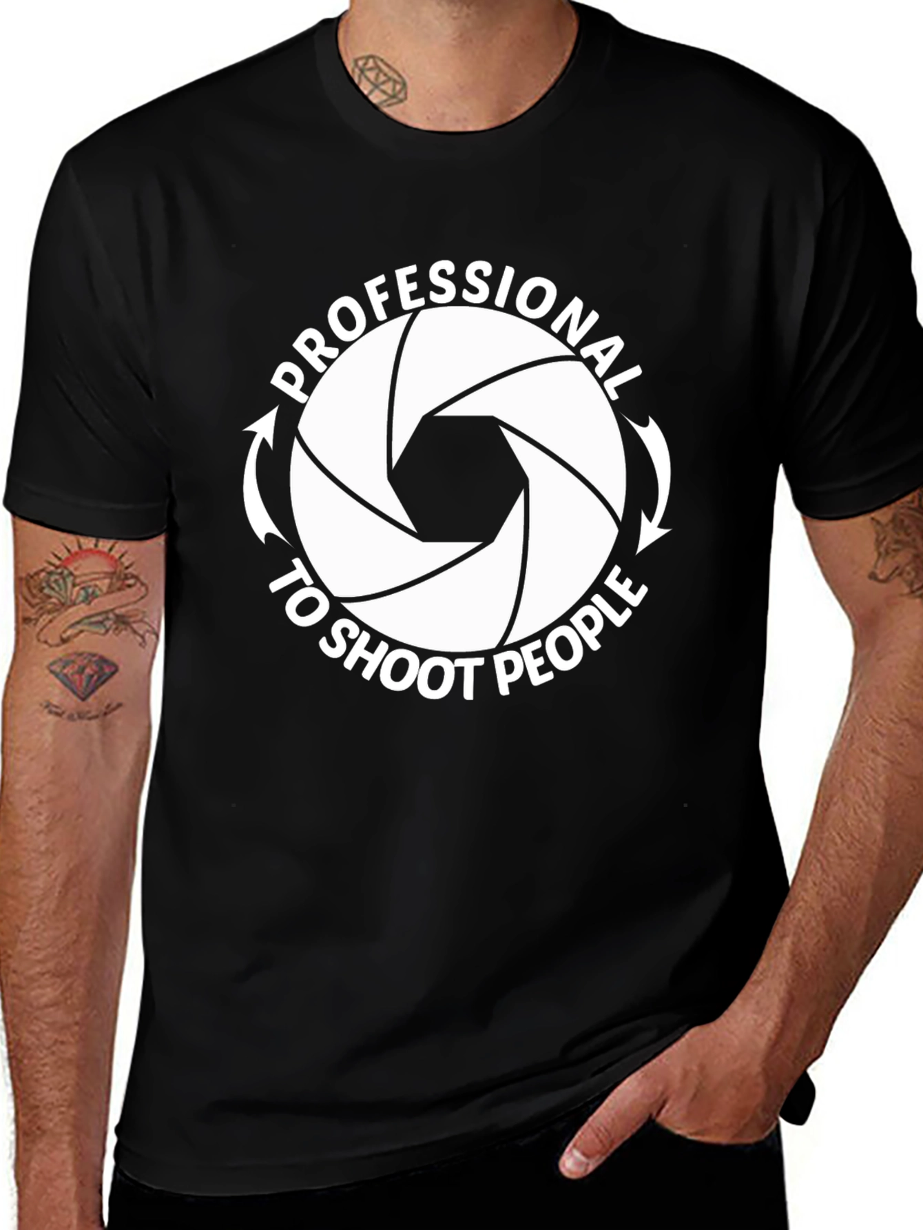 Professional to Shoot People Graphic Tee