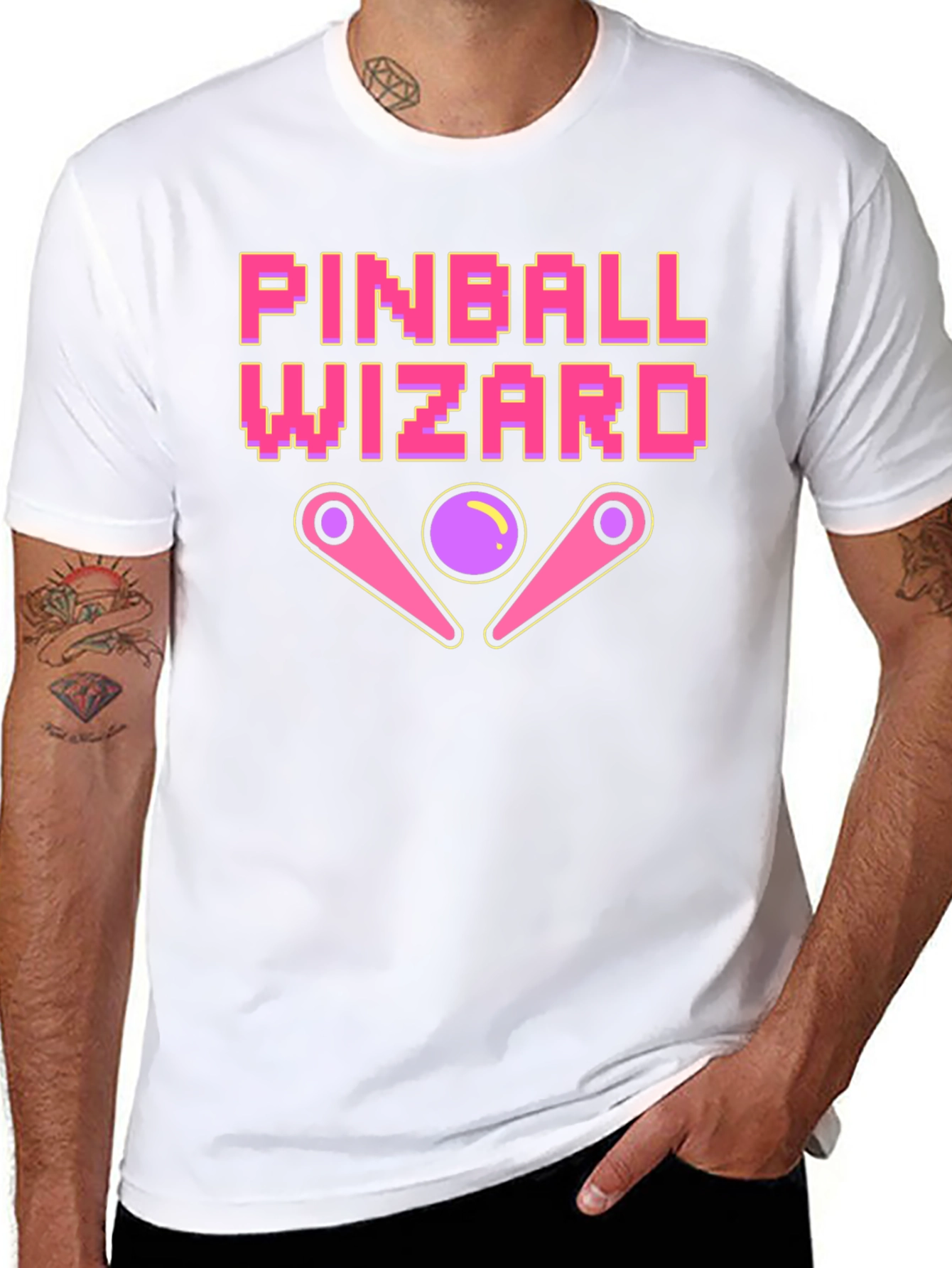 Pinball Wizard T-Shirt - Retro Arcade Design