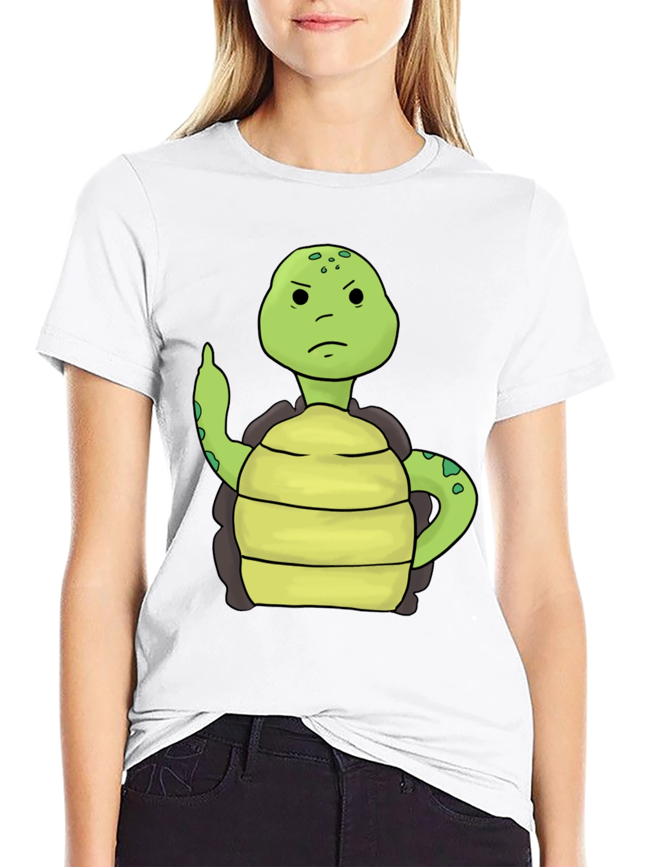 Grumpy Turtle T-Shirt - Funny Animal Graphic Tee