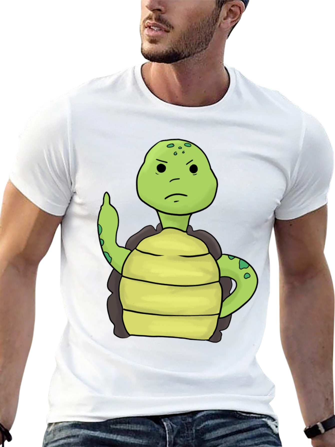 Grumpy Turtle T-Shirt - Funny Animal Graphic Tee