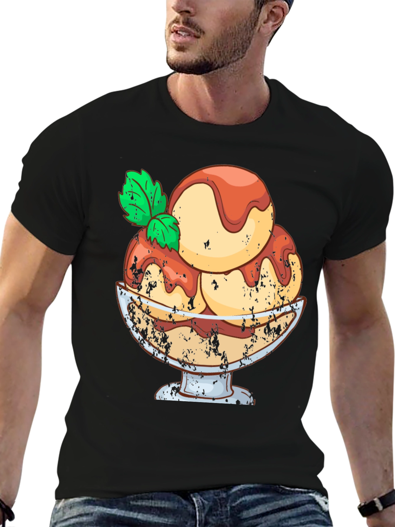 Ice Cream Graphic Tee - Tasty Dessert Shirt