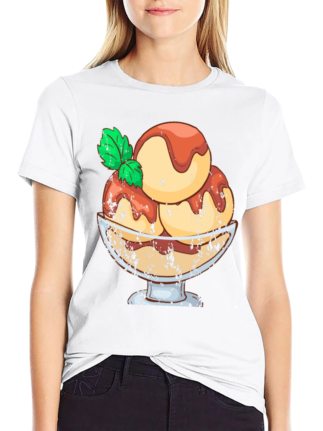 Ice Cream Graphic Tee - Tasty Dessert Shirt