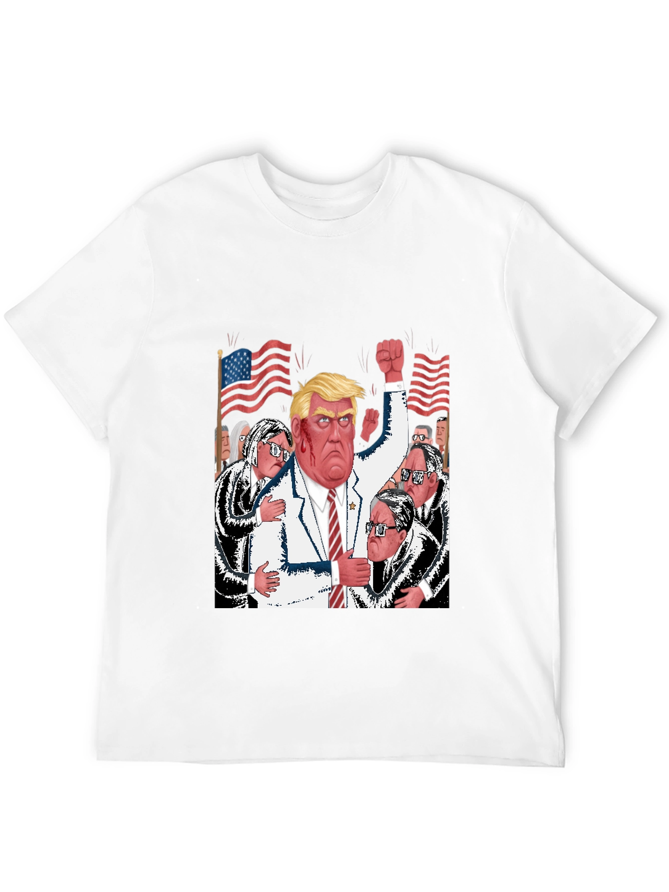 Trump Political Cartoon T-Shirt