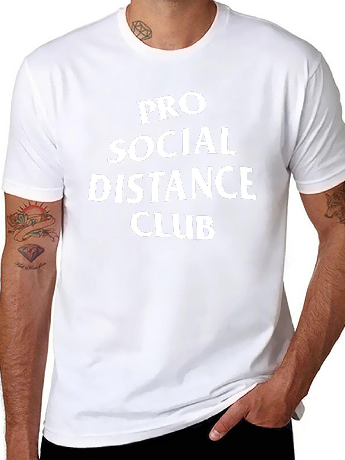 Pro Social Distance Club Graphic Tee