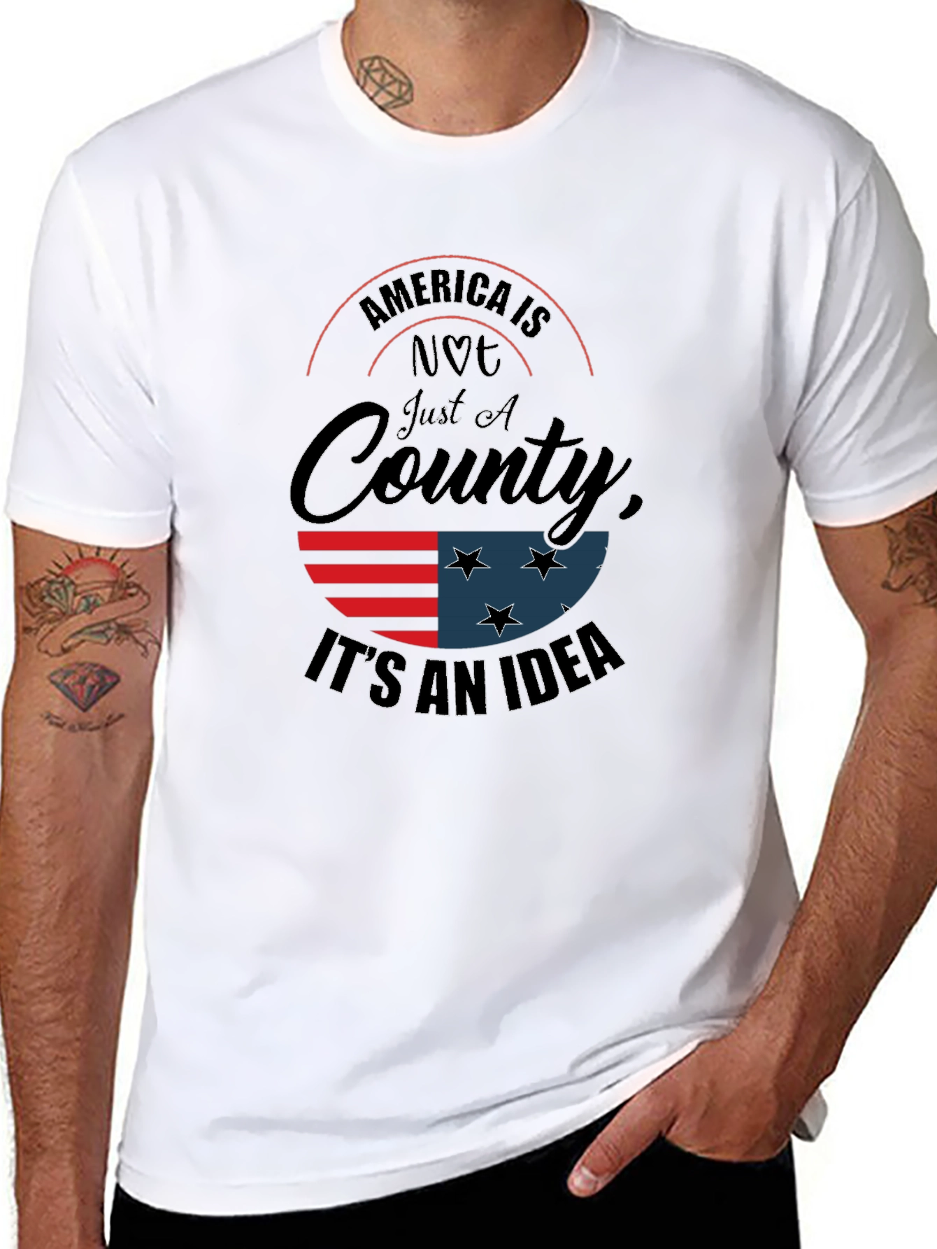 America is Not Just a Country Graphic Tee