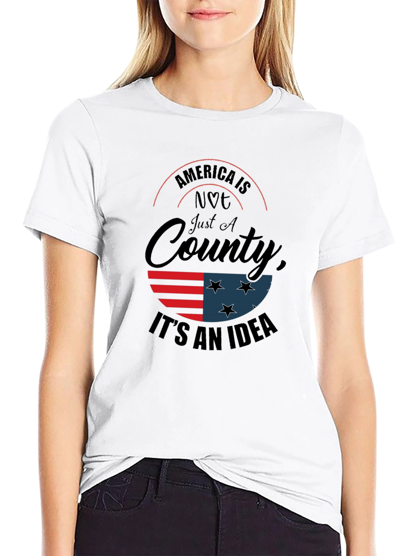America is Not Just a Country Graphic Tee