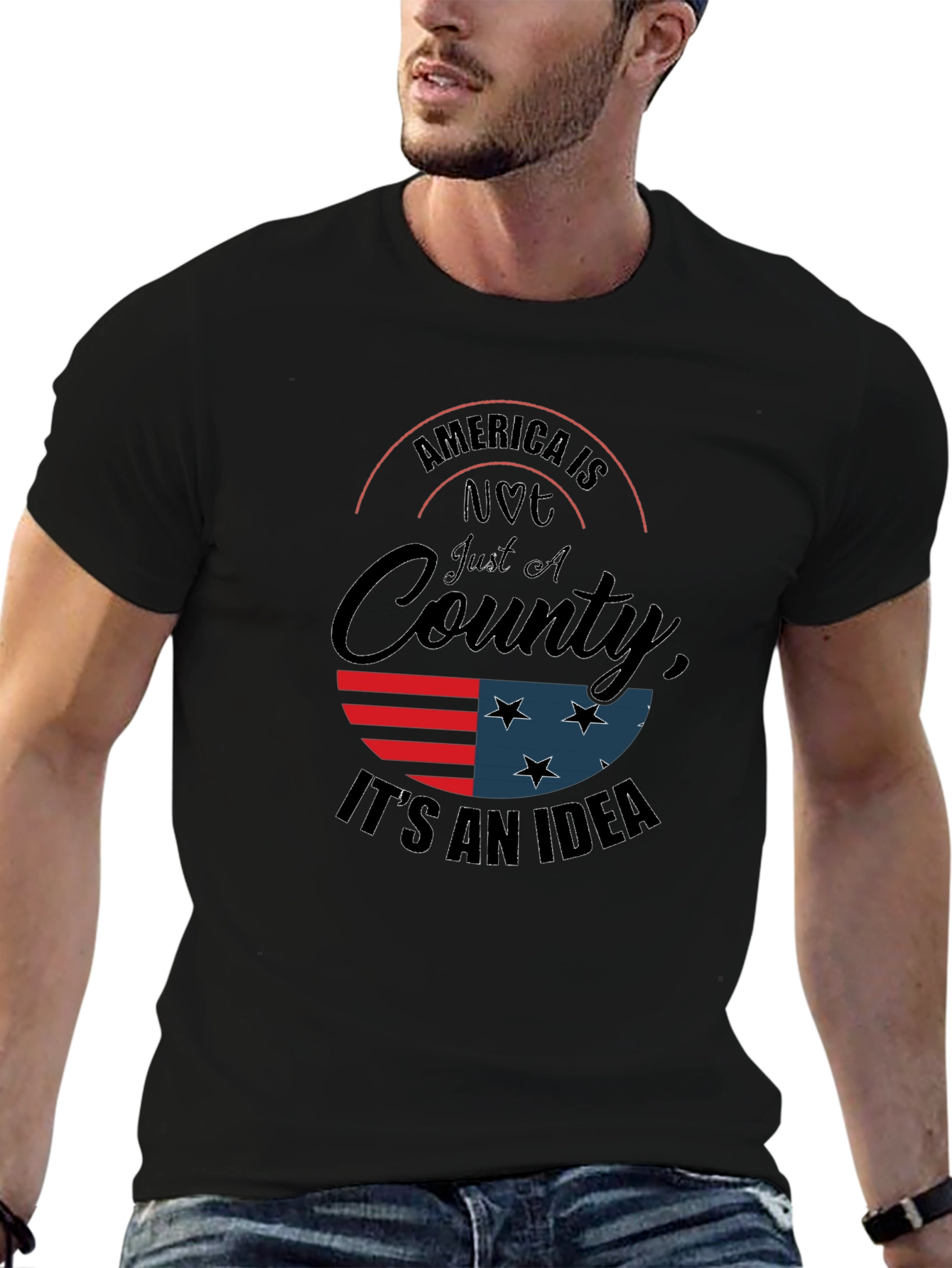 America is Not Just a Country Graphic Tee