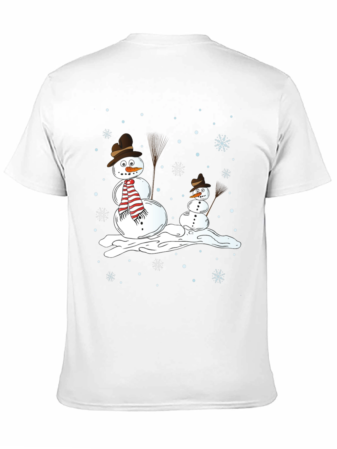 Snowman Family Holiday T-Shirt
