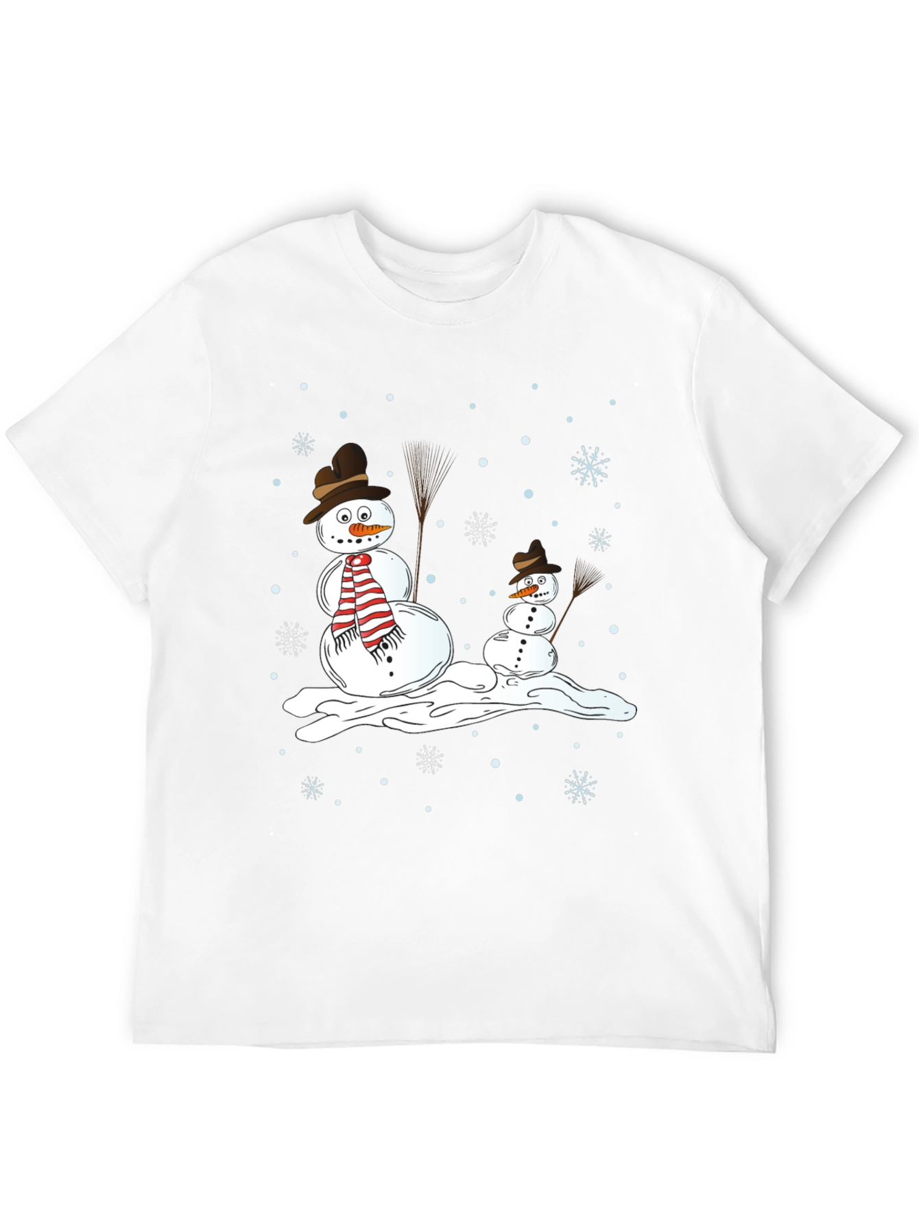 Snowman Family Holiday T-Shirt
