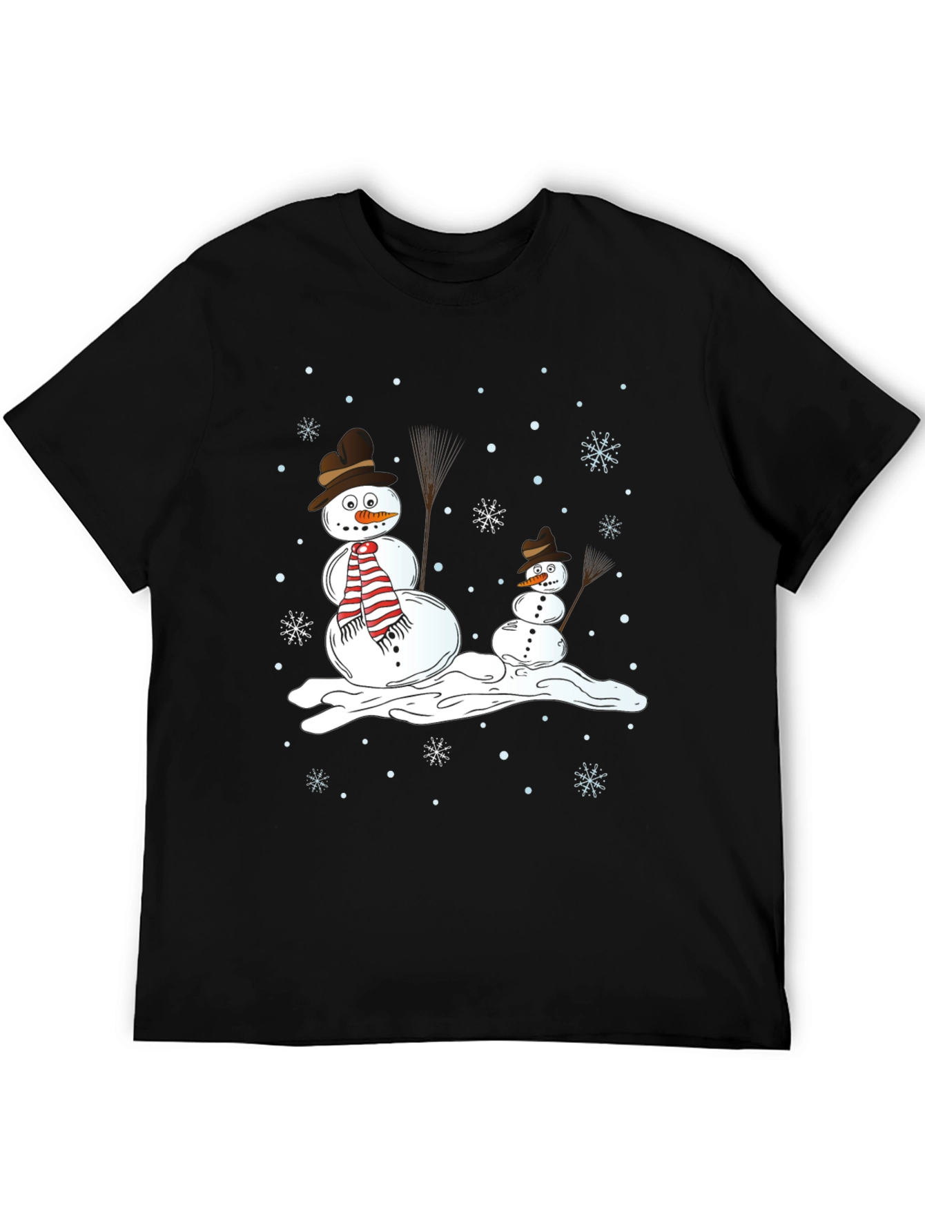 Snowman Family Holiday T-Shirt