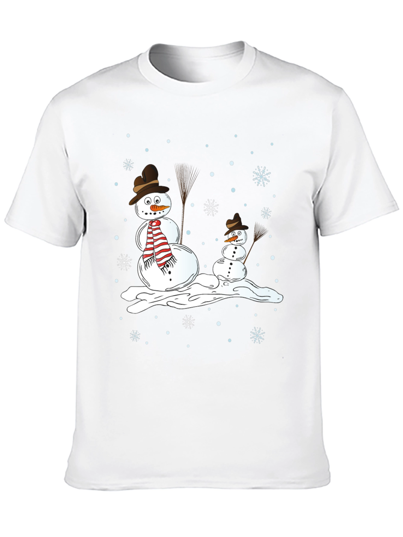 Snowman Family Holiday T-Shirt