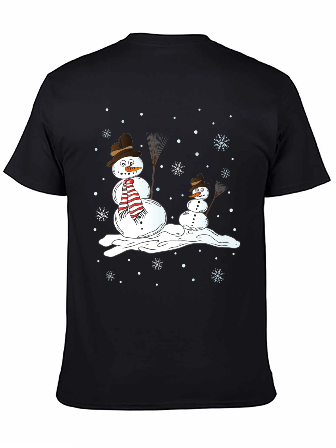 Snowman Family Holiday T-Shirt