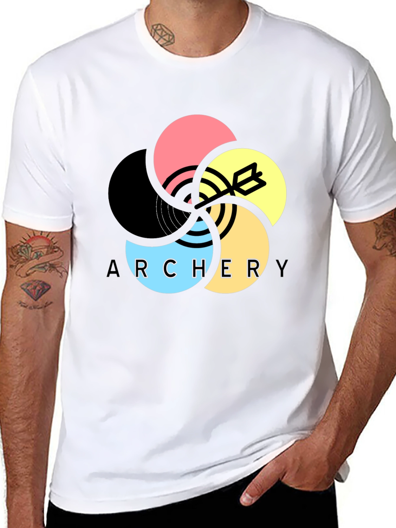 Archery Target T-Shirt - Cool Design