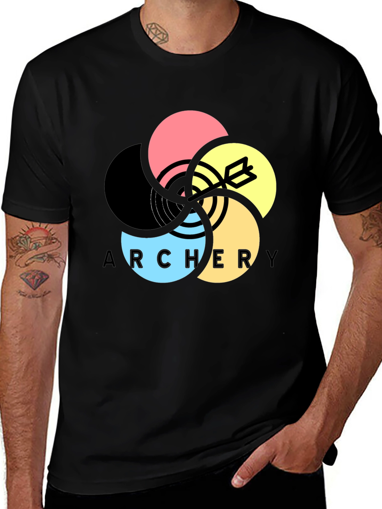 Archery Target T-Shirt - Cool Design
