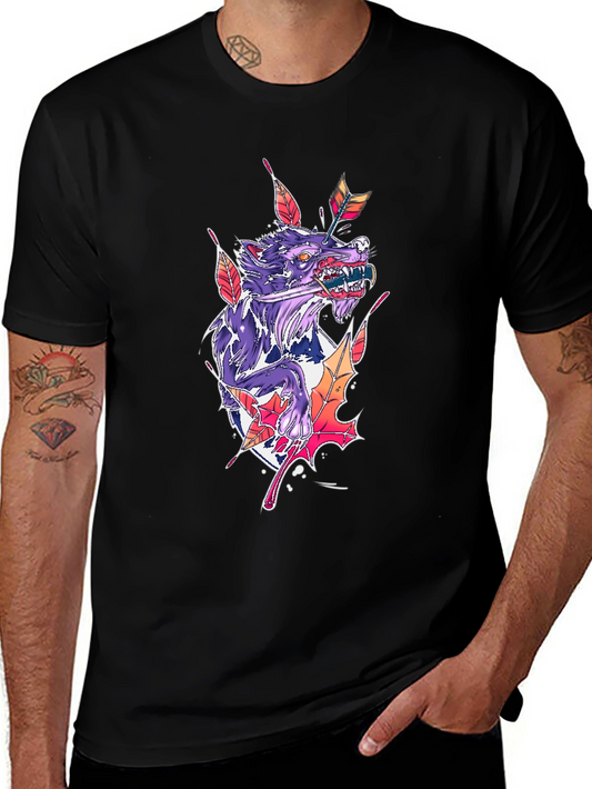Wolf Arrow Black T-Shirt