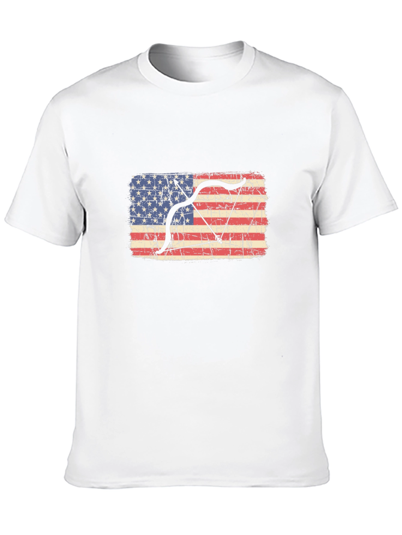American Flag Bow Hunting T-Shirt