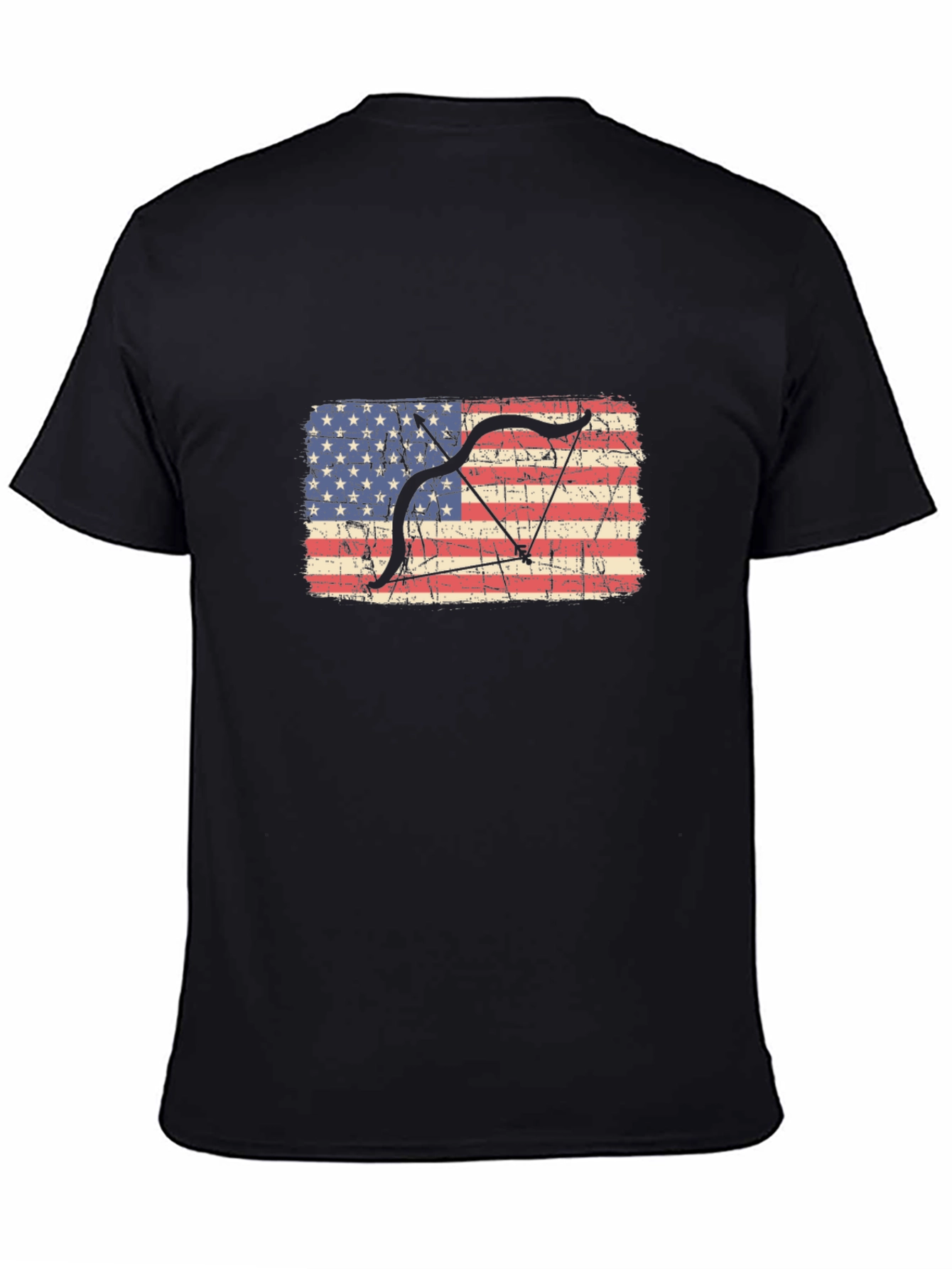 American Flag Bow Hunting T-Shirt