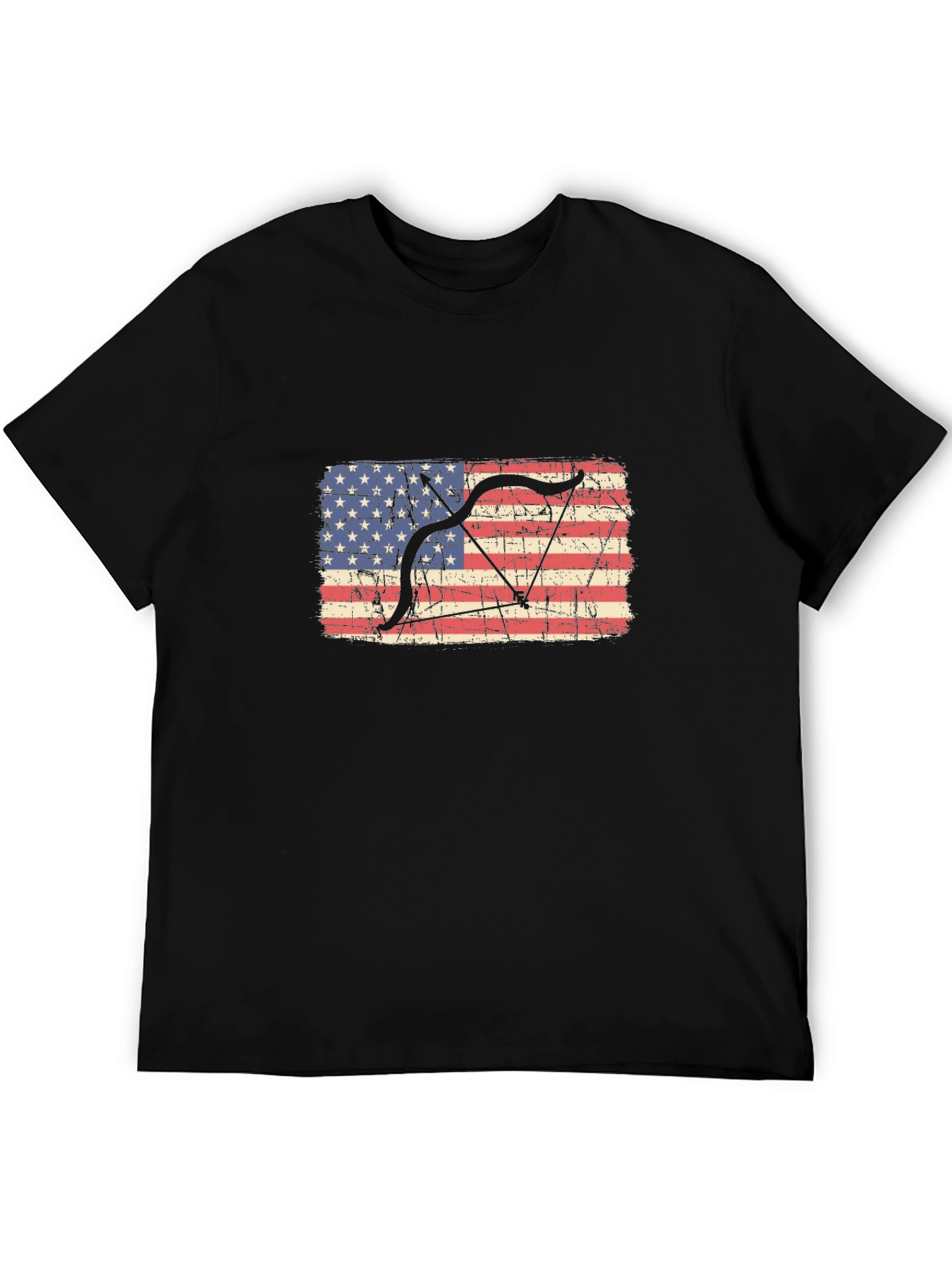 American Flag Bow Hunting T-Shirt