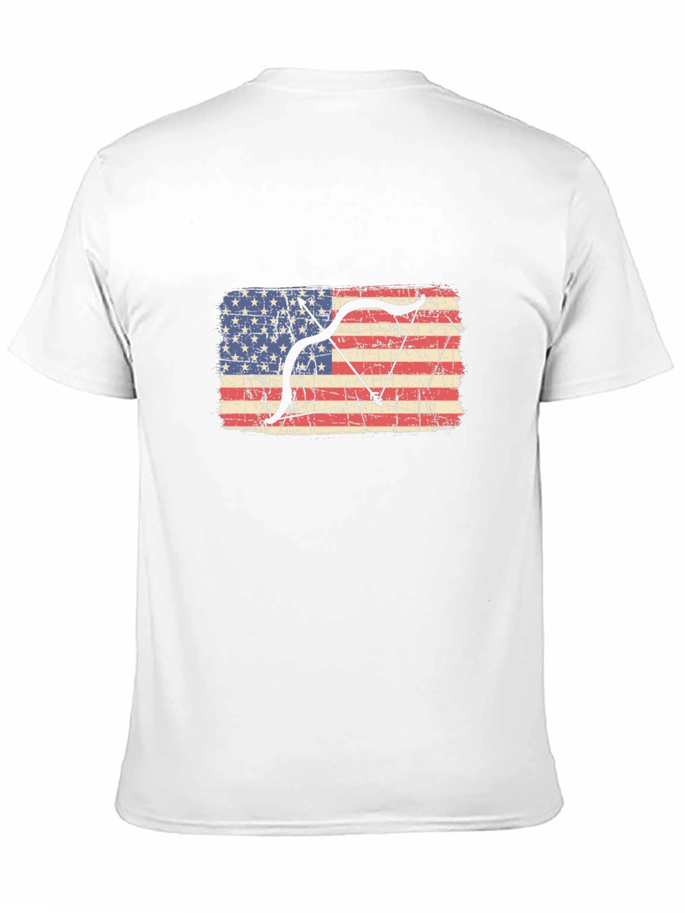 American Flag Bow Hunting T-Shirt