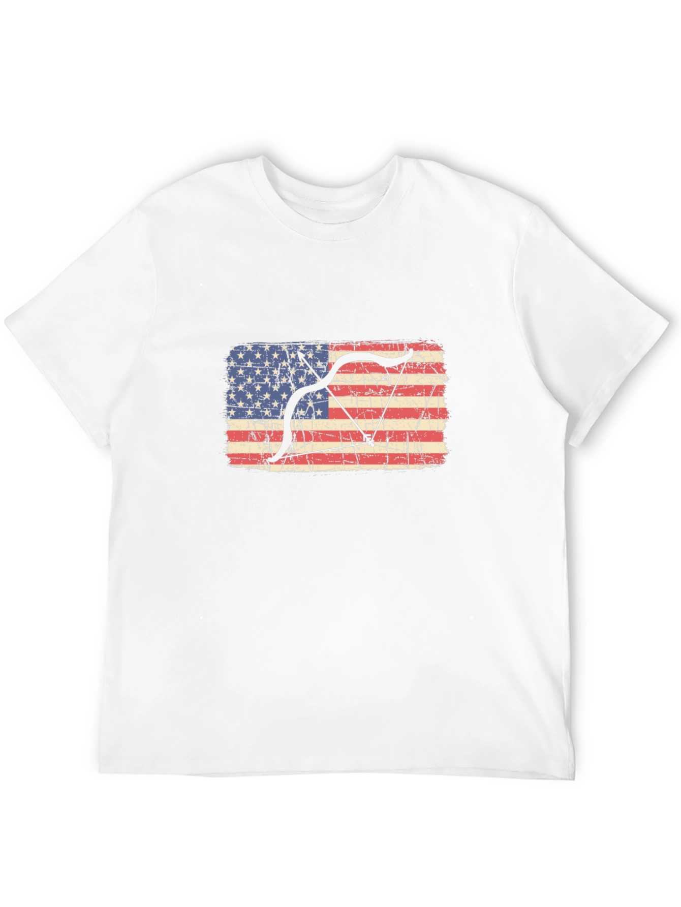 American Flag Bow Hunting T-Shirt