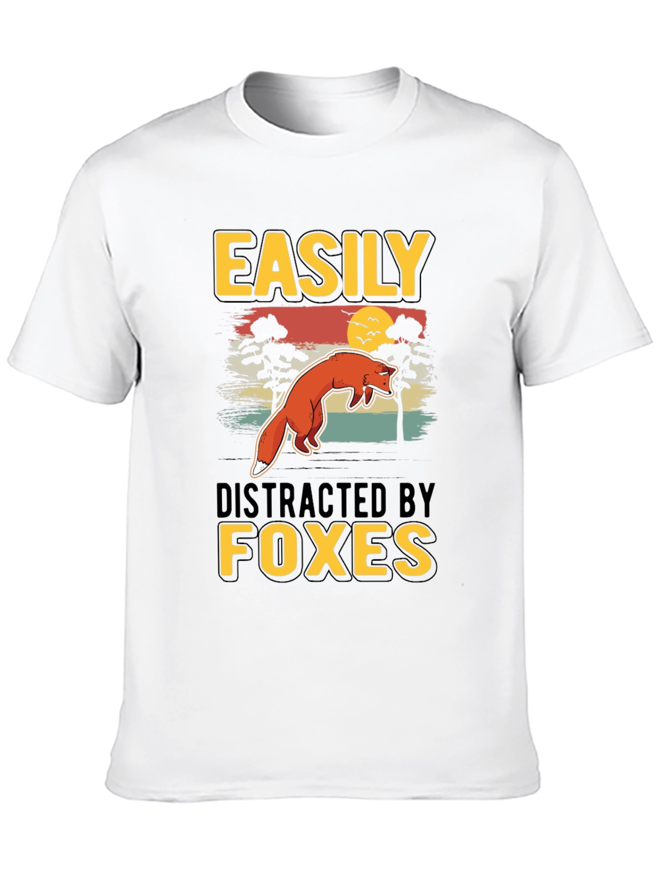 Easily Distracted By Foxes T-Shirt