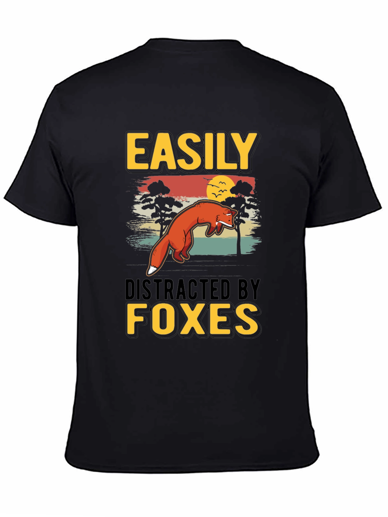 Easily Distracted By Foxes T-Shirt