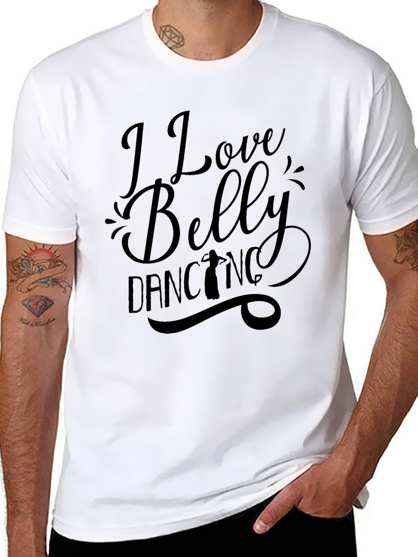 I Love Belly Dancing Graphic T-Shirt