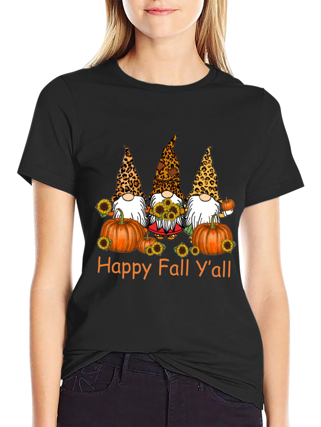 Happy Fall Yall Gnomes Tee