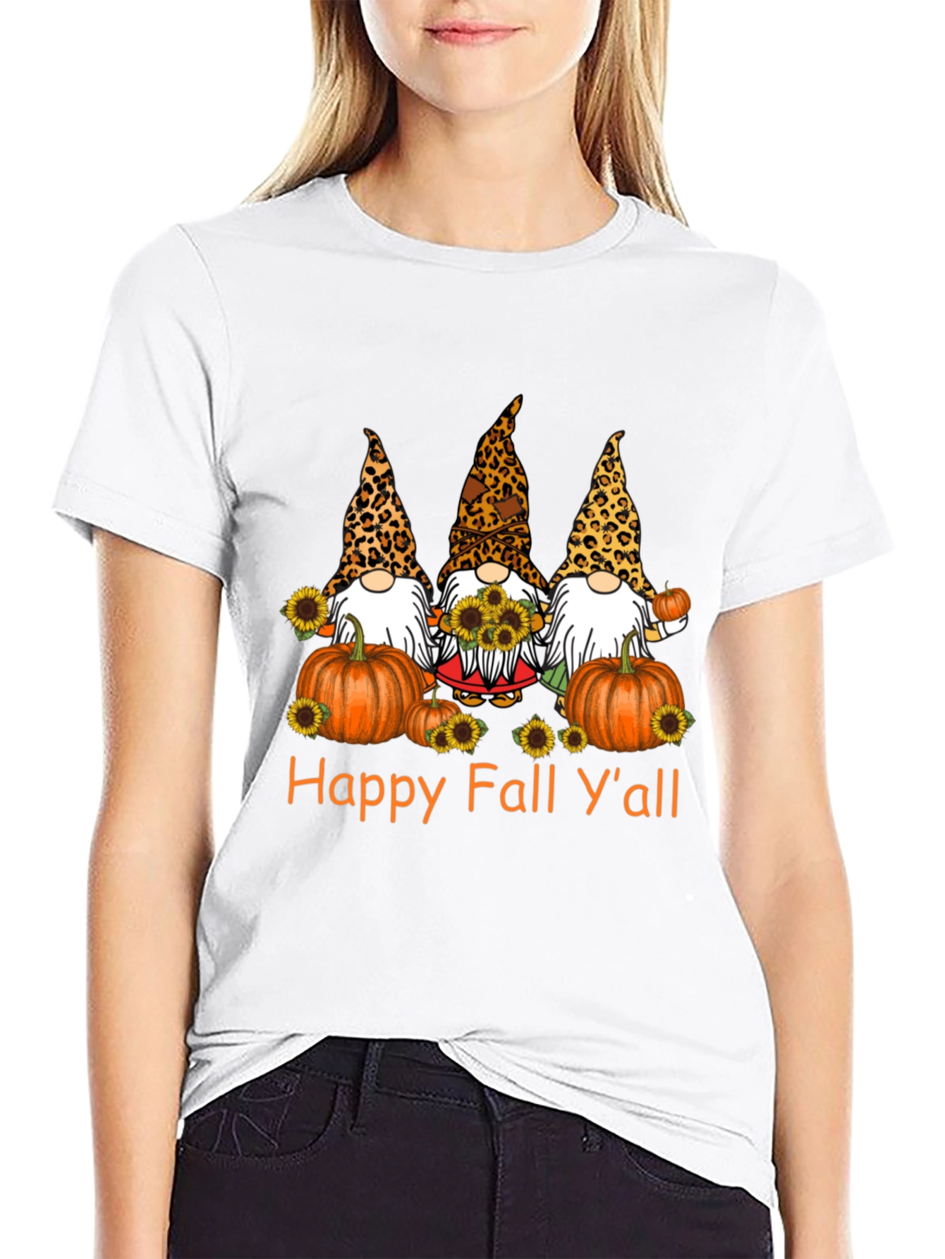 Happy Fall Yall Gnomes Tee